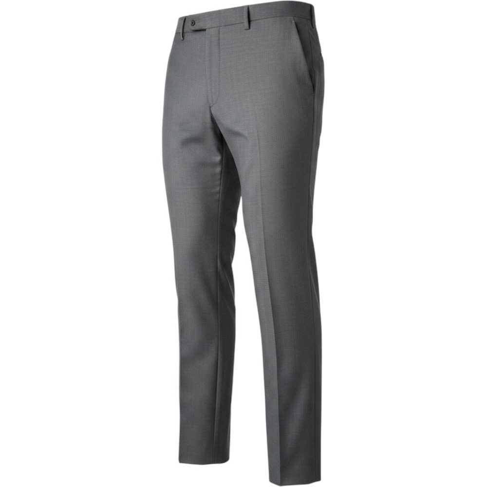 Haggar Men 40x32 Premium Flex Straight Fit Dress Pants Dark Grey Stretch HD70000